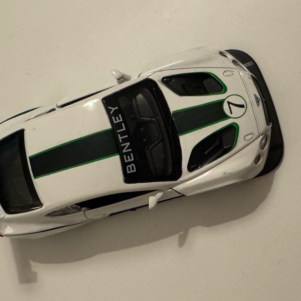 MSZ Bentley Continental GT3 white 1:43 DIE CAST METAL MODEL